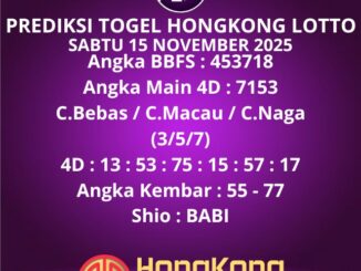 Prediksi Togel Hongkong Lotto