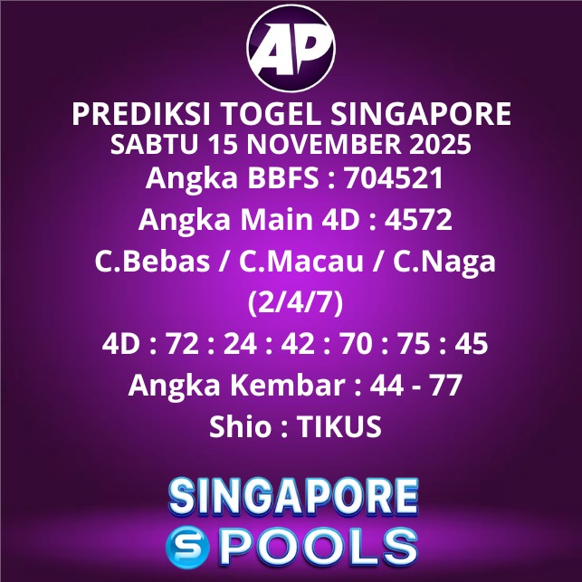 Prediksi Togel Singapore