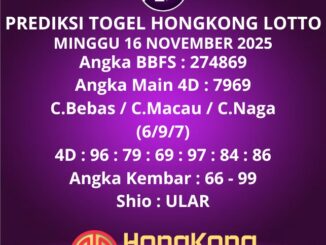 Prediksi Togel Hongkong Lotto