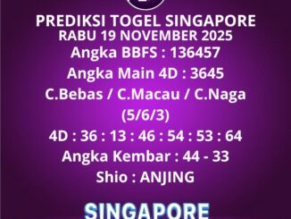 Prediksi Togel Singapore