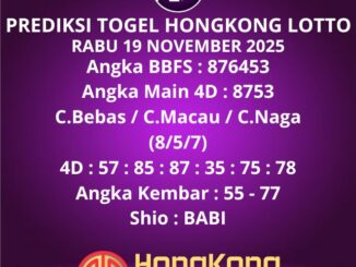 Prediksi Togel Hongkong Lotto