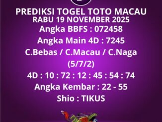 Prediksi Togel Toto Macau