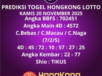 Prediksi Togel Hongkong Lotto