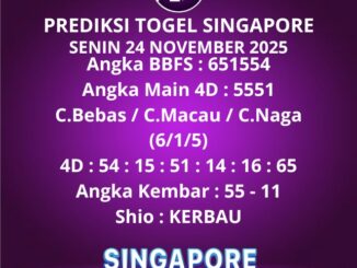 Prediksi Togel Singapore