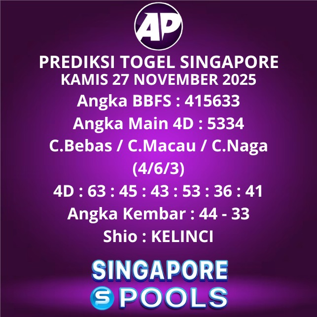 Prediksi Togel Singapore