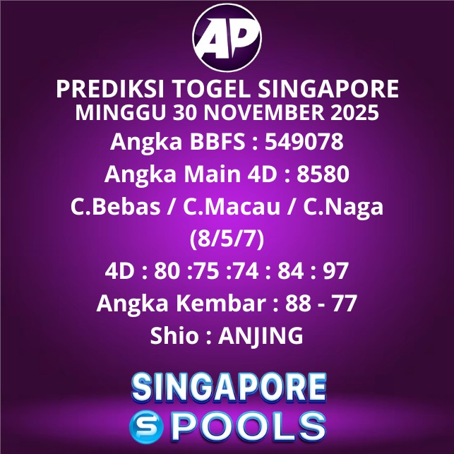 Prediksi Togel Singapore