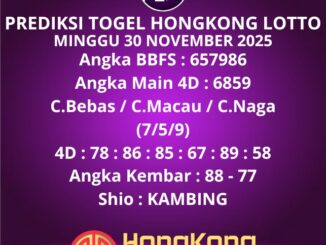 Prediksi Togel Hongkong Lotto