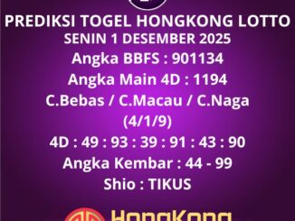 Prediksi Togel Hongkong Lotto
