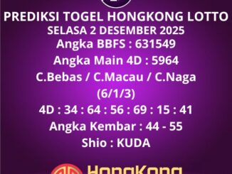 Prediksi Togel Hongkong Lotto