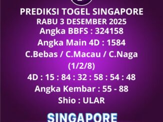 Prediksi Togel Singapore