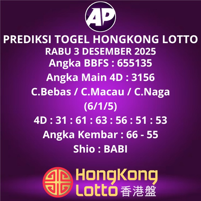 Prediksi Togel Hongkong Lotto