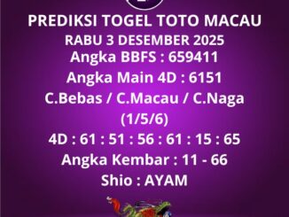 Prediksi Togel Toto Macau