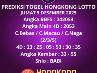 Prediksi Togel Hongkong Lotto