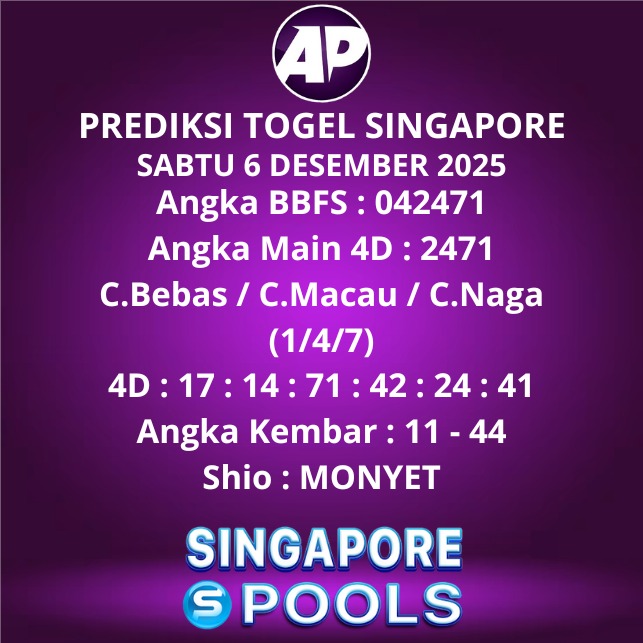 Prediksi Togel Singapore