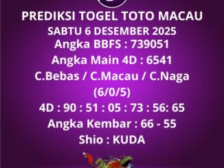 Prediksi Togel Toto Macau