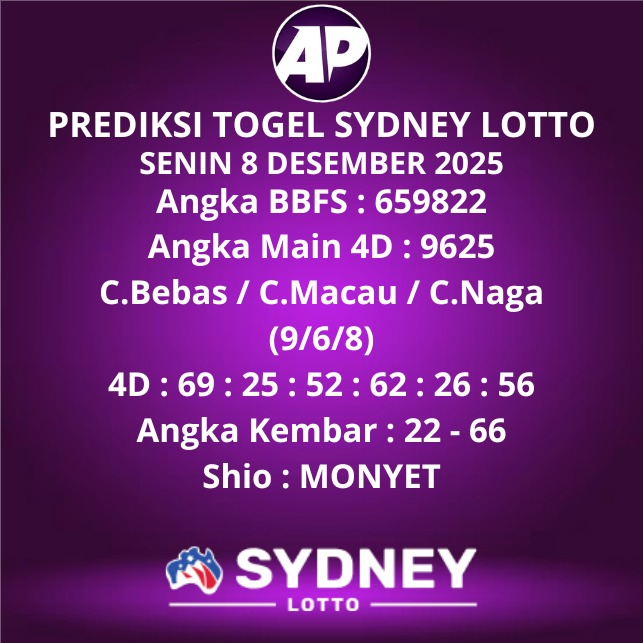 Prediksi Togel Sydney Lotto