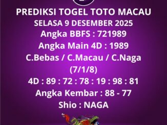 Prediksi Togel Toto Macau