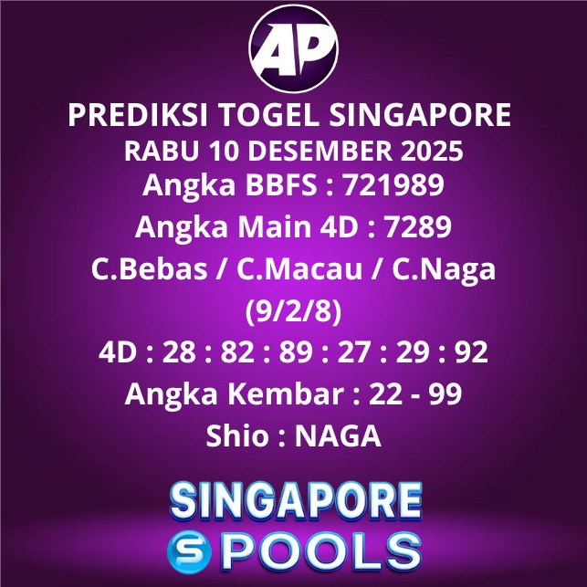 Prediksi Togel Singapore