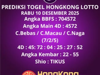 Prediksi Togel Hongkong Lotto