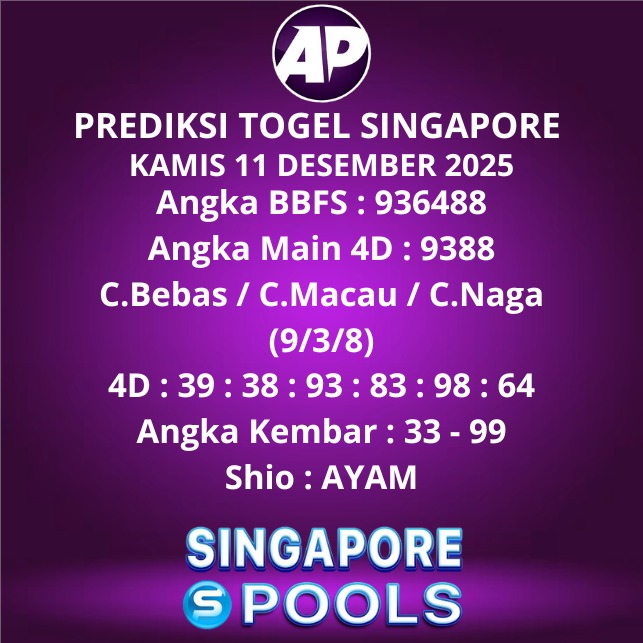 Prediksi Togel Singapore
