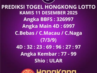 Prediksi Togel Hongkong Lotto