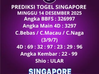 Prediksi Togel Singapore