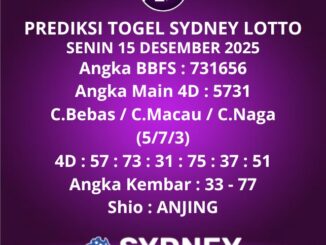 Prediksi Togel Sydney Lotto
