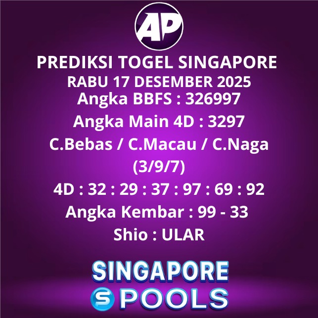 Prediksi Togel Singapore