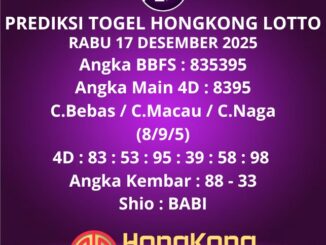 Prediksi Togel Hongkong Lotto
