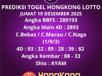 Prediksi Togel Hongkong Lotto