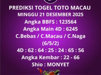 Prediksi Togel Toto Macau