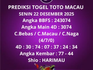 Prediksi Togel Toto Macau