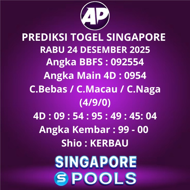 Prediksi Togel Singapore