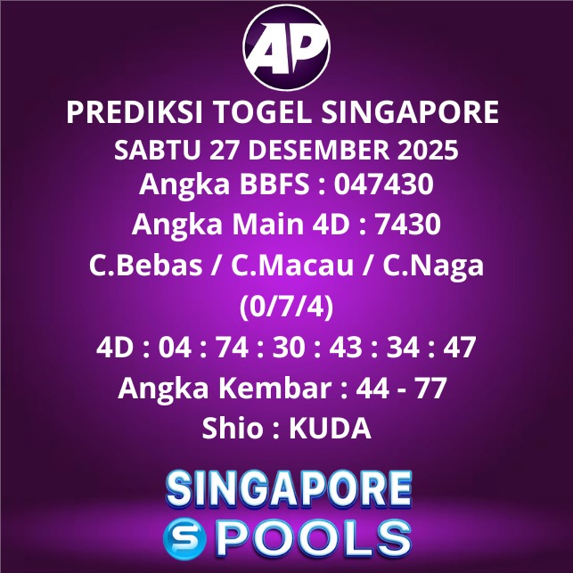 Prediksi Togel Singapore