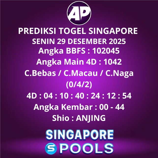 Prediksi Togel Singapore