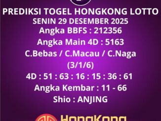 Prediksi Togel Hongkong Lotto
