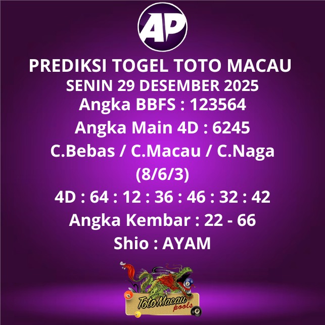 Prediksi Togel Toto Macau