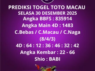 Prediksi Togel Toto Macau
