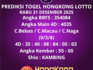 Prediksi Togel Hongkong Lotto
