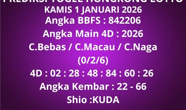 Prediksi Togel Hongkong Lotto