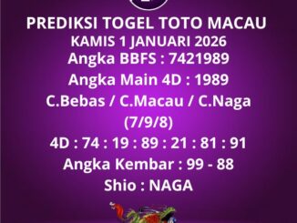 Prediksi Togel Toto Macau