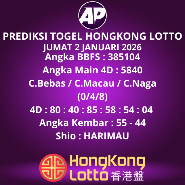 Prediksi Togel Hongkong Lotto