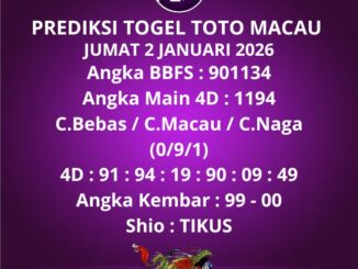 Prediksi Togel Toto Macau