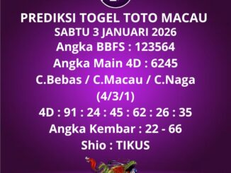 Prediksi Togel Toto Macau