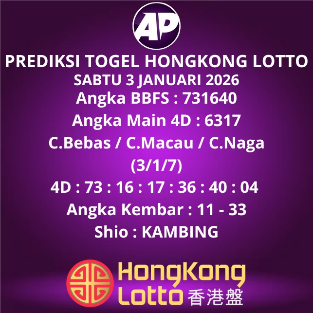 Prediksi Togel Hongkong Lotto