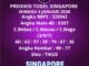 Prediksi Togel Singapore