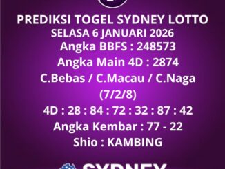 Prediksi Togel Sydney Lotto