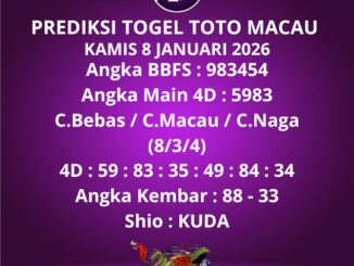 Prediksi Togel Toto Macau