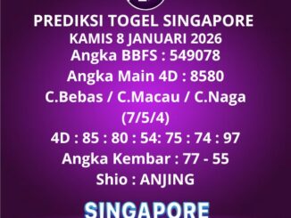 Prediksi Togel Singapore