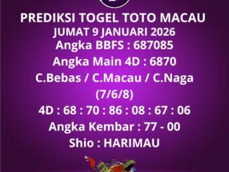 Prediksi Togel Toto Macau